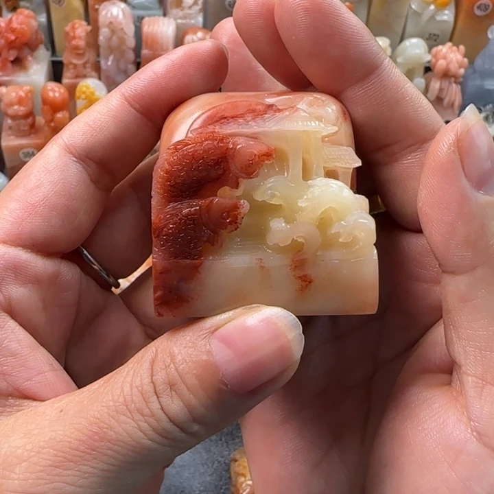 昌化石印石！****！4.2厘米左右包刻字