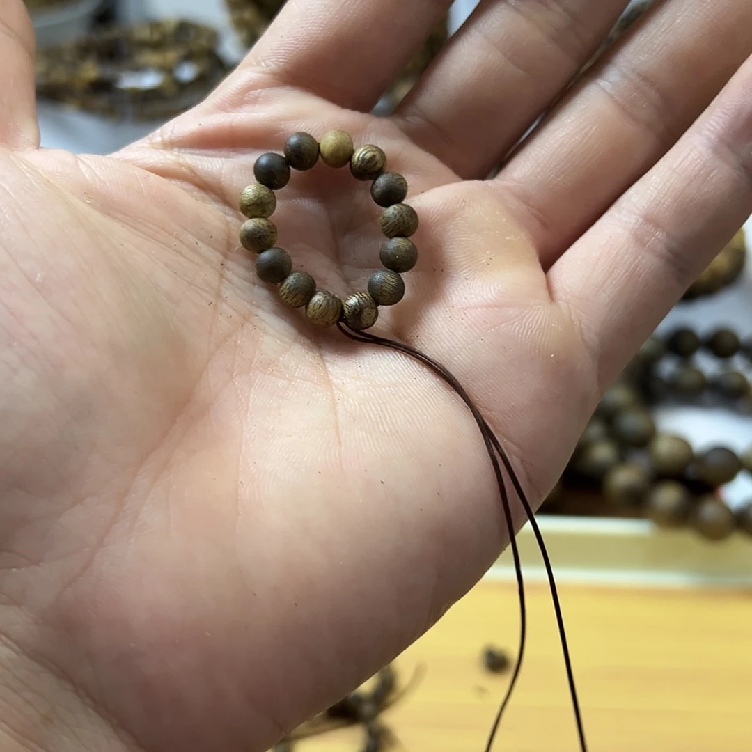 沉香沉香碎屑沉香小戒指