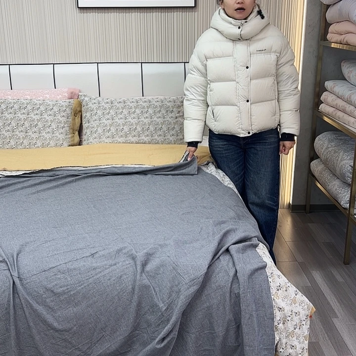 60全棉色织水洗棉面料1.4米