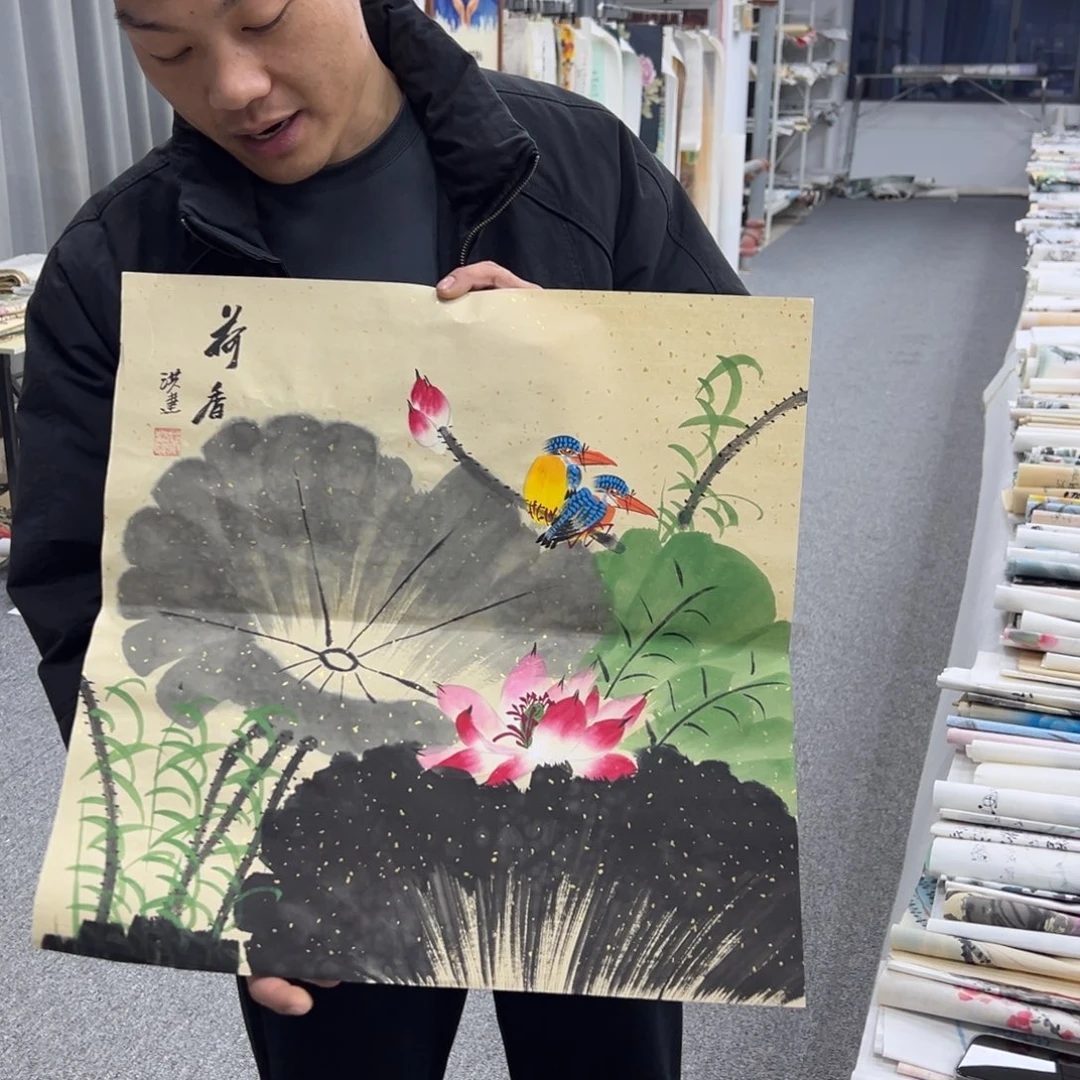 国画纯手绘字画宣纸