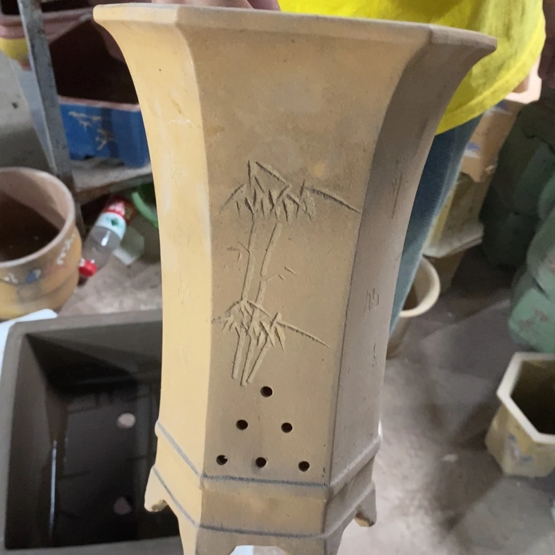 紫砂花盆瑕疵23 27