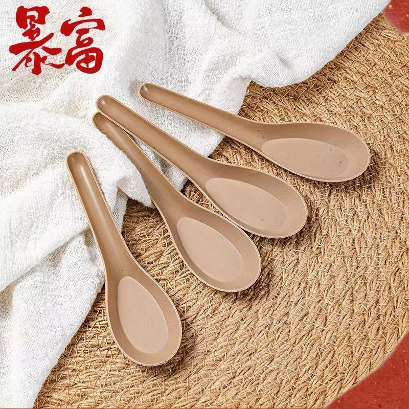 一次性勺子独立包装塑料汤勺外卖打包水晶勺调羹甜品勺食品级汤匙