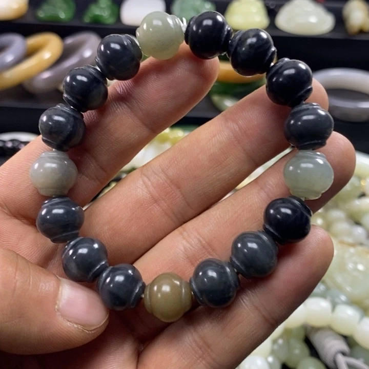 和田玉未镶嵌手链