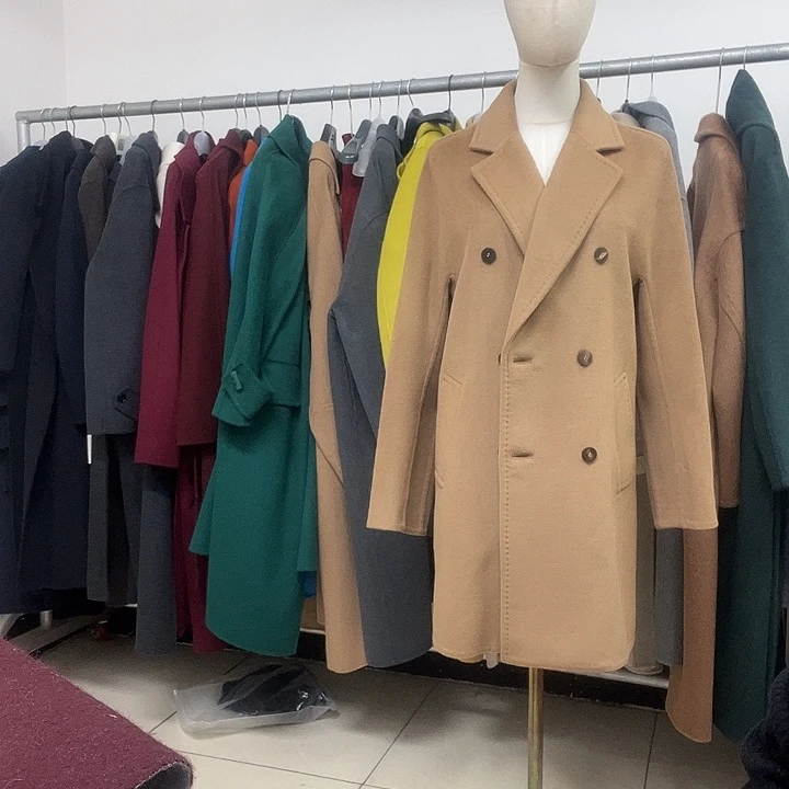 P***8外贸出口大衣羊绒165115