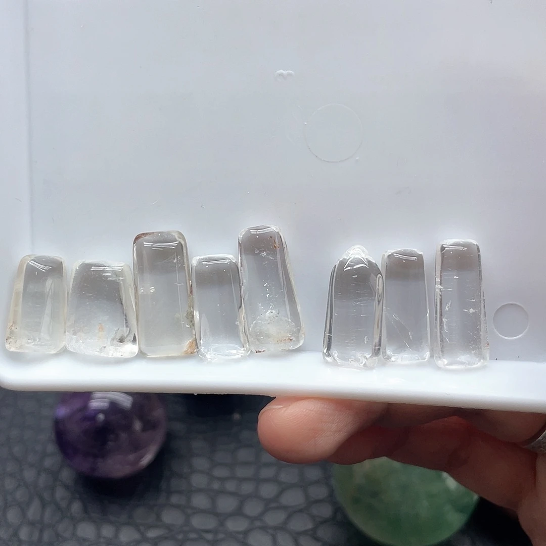 珠宝半成品未镶嵌发晶81幽灵无事牌