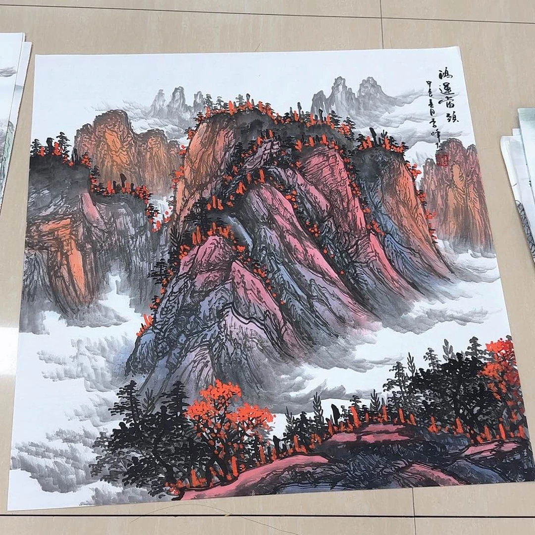 国画国画作品集一个