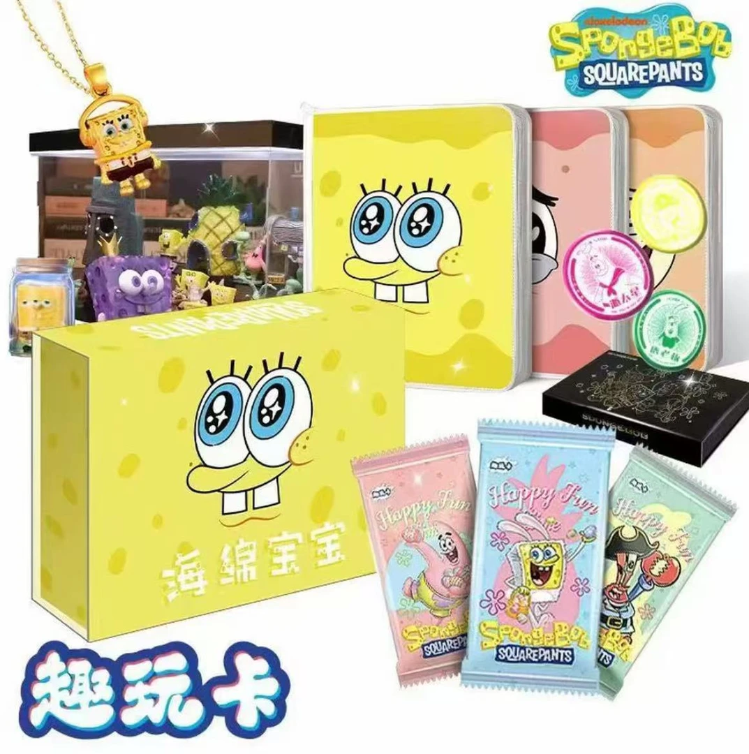 吃吃-趣玩卡海绵宝宝动漫收藏卡牌 现货 默认代拆