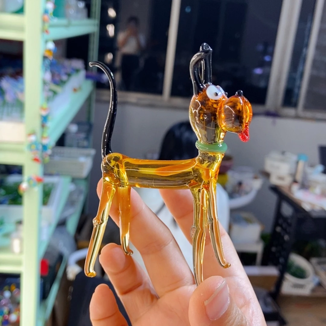 琉璃手工艺品狗狗