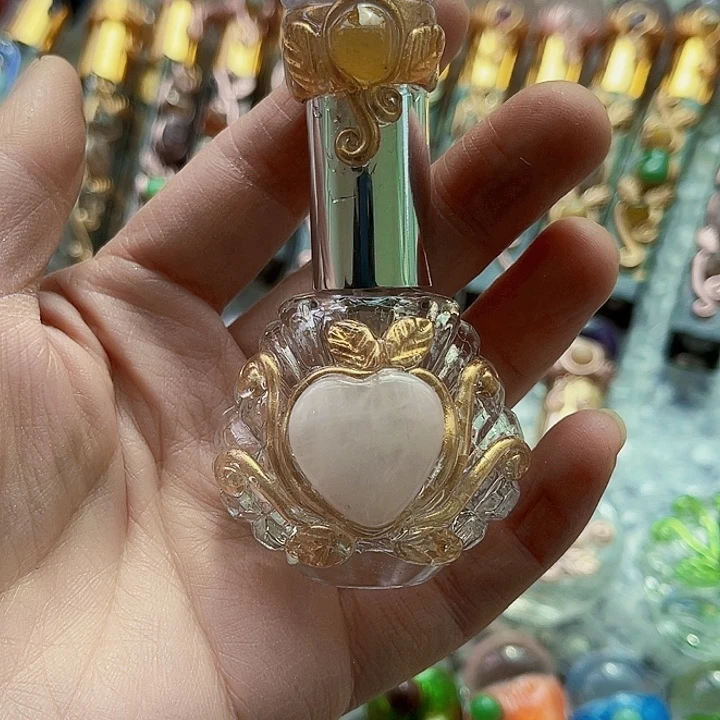 娃***2水晶未镶嵌摆件水晶