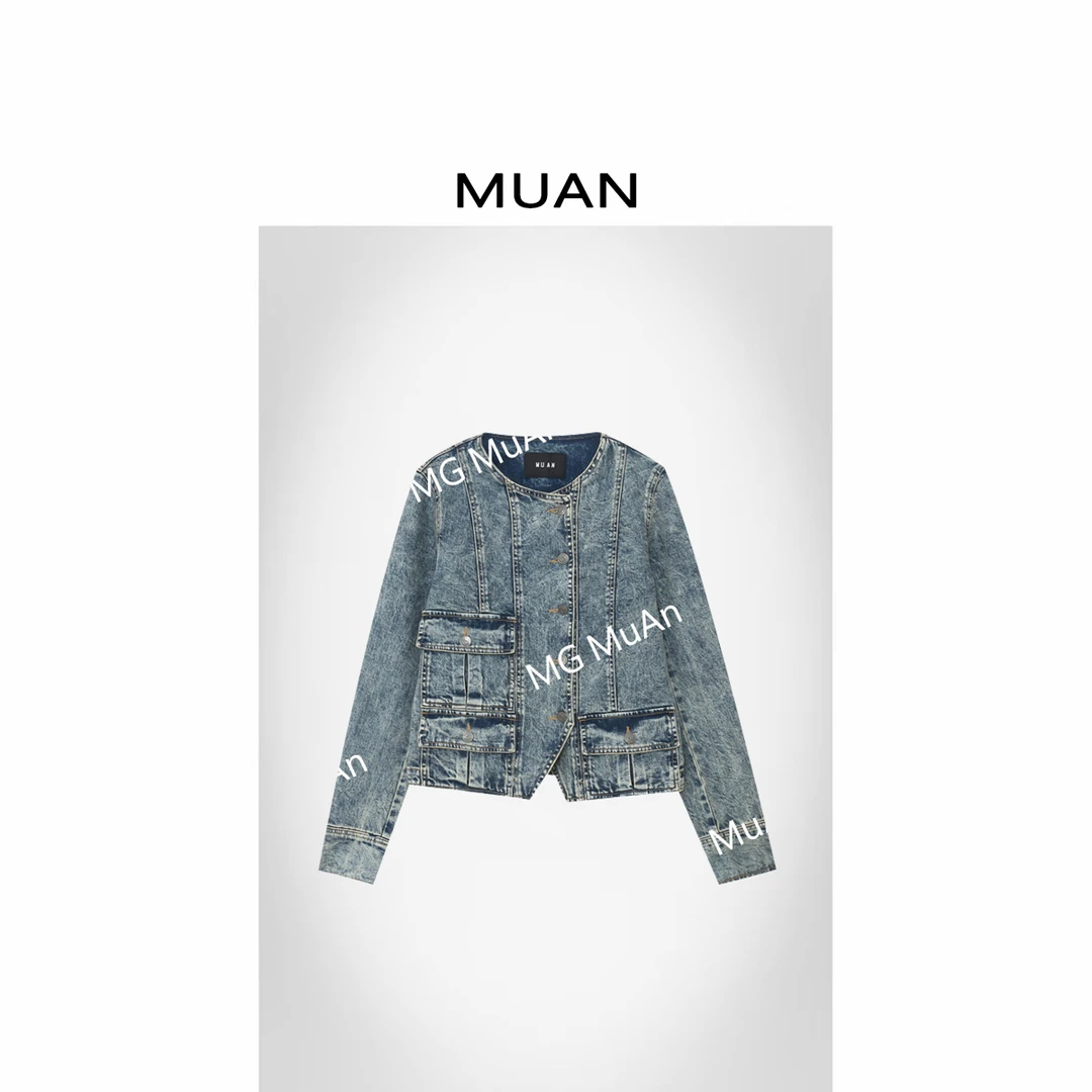 木岸MUAN：《小爵士牛仔外套》“爵士系列”定制牛仔外套女DG-80133