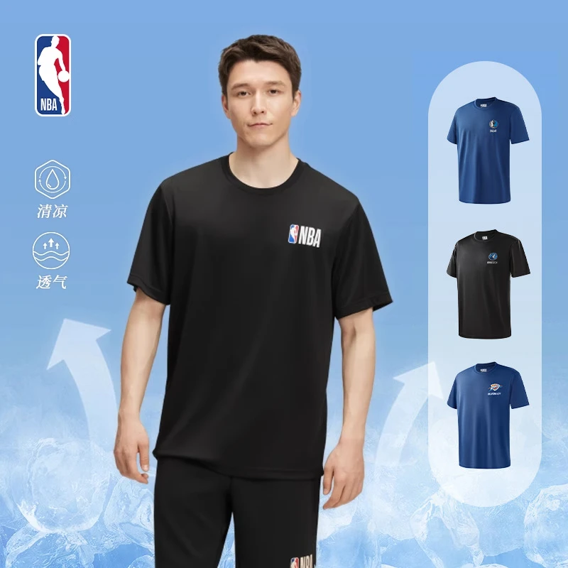 NBA官方联盟雷霆独行侠球队文化夏季情侣运动nba速干男士T恤短袖