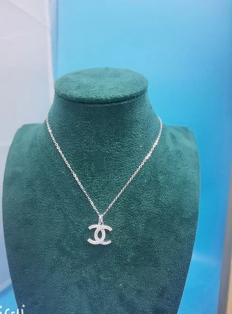 2025年新款铂金Pt950莫桑香时尚套链