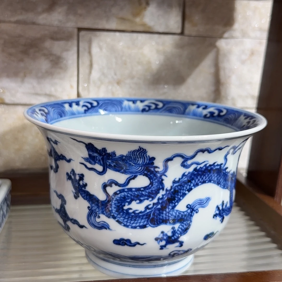 摆件宇泽堂双龙海水水洗