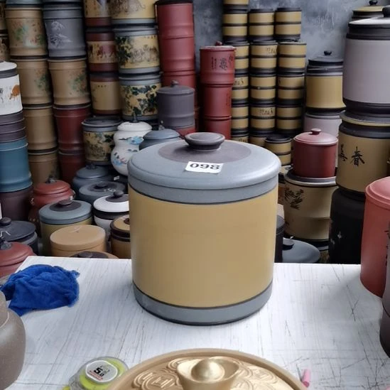 紫砂茶叶罐八饼装茶叶罐处理不退不换098