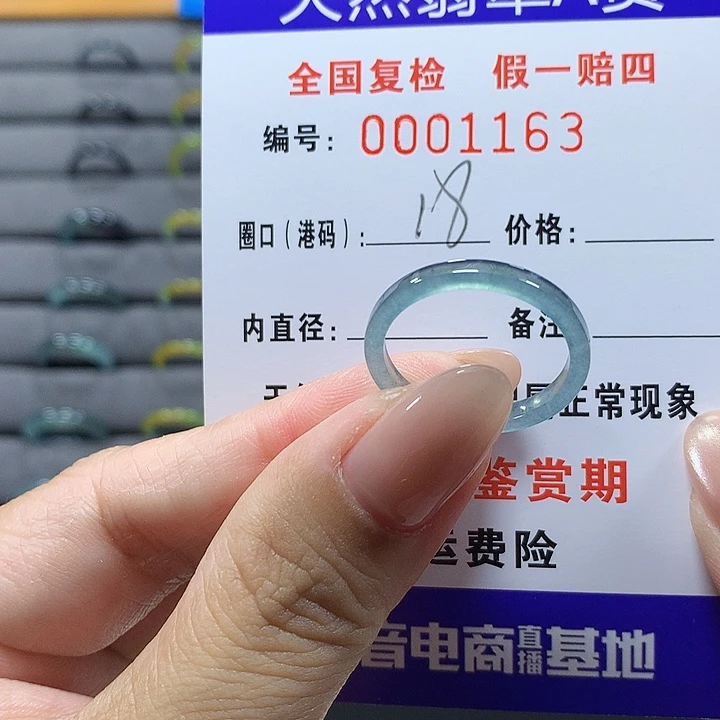 未镶嵌戒圈翡翠1163