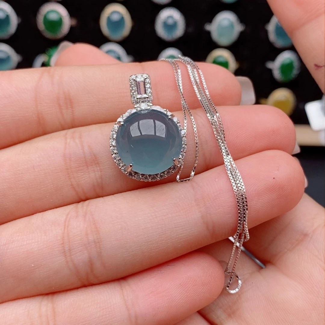 银S925镶嵌戒指翡翠玖***久