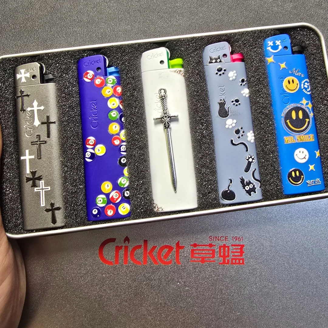无双君子艺术系列cricket草蜢手作素雅国风国潮明火正品打火机