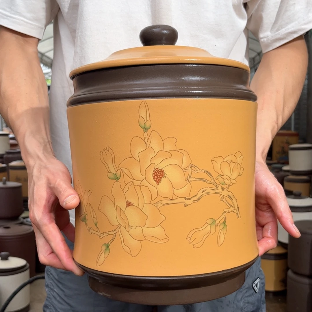 紫砂茶叶罐8 饼茶叶罐