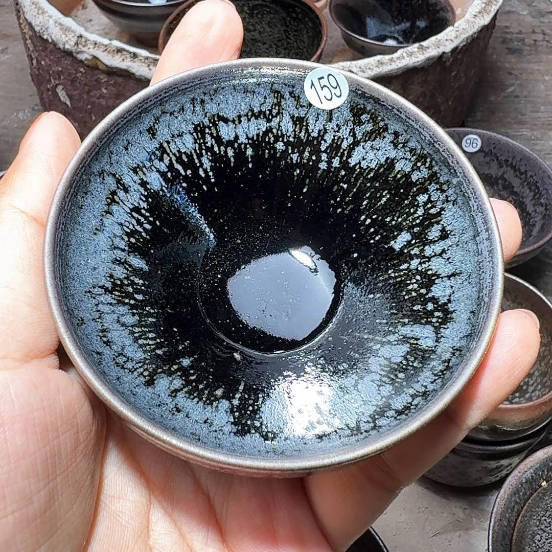 茶盏义兴龙窑建盏159微瑕