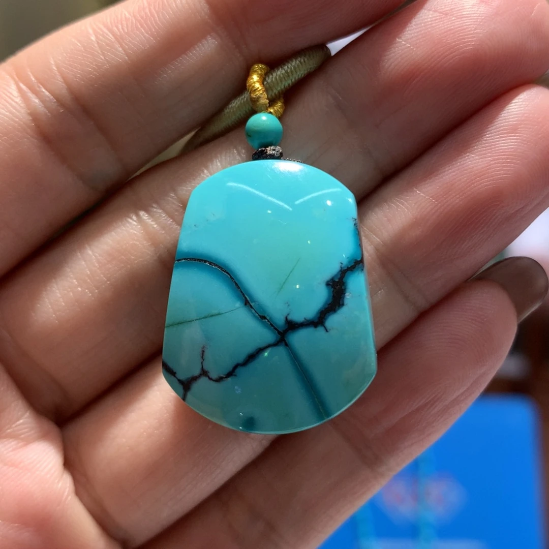 未镶嵌绿松石吊坠