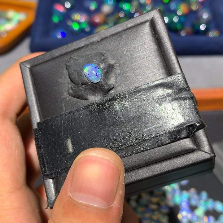 Y****欧泊银S925镶嵌欧泊戒指