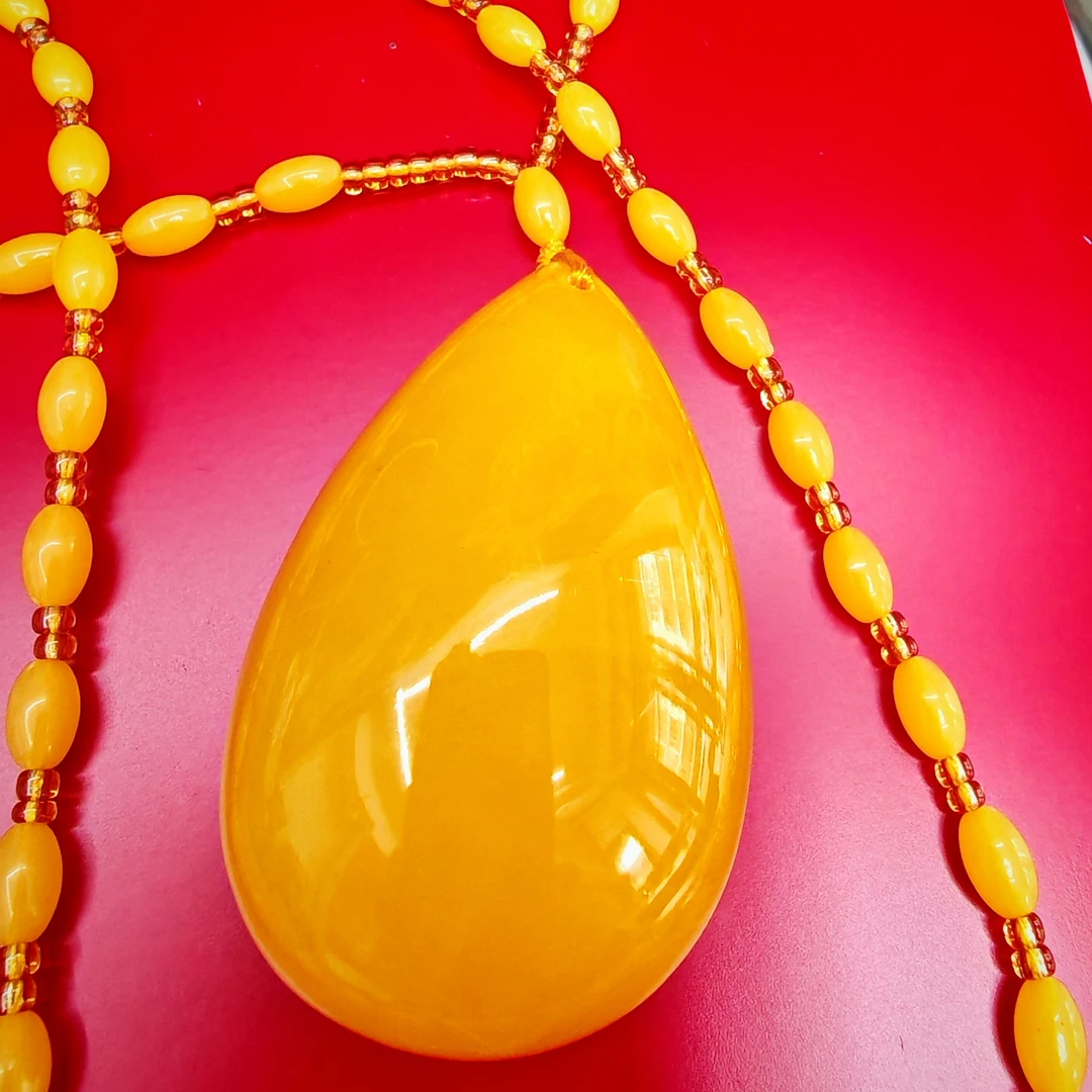 银吊坠 民族风通用海洋生物吊坠黄色