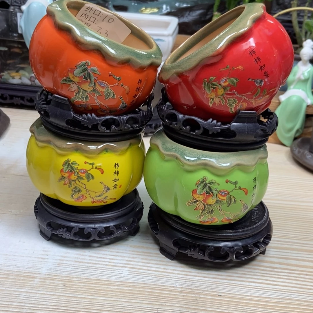 瓷片陶瓷花盆陶瓷艺术