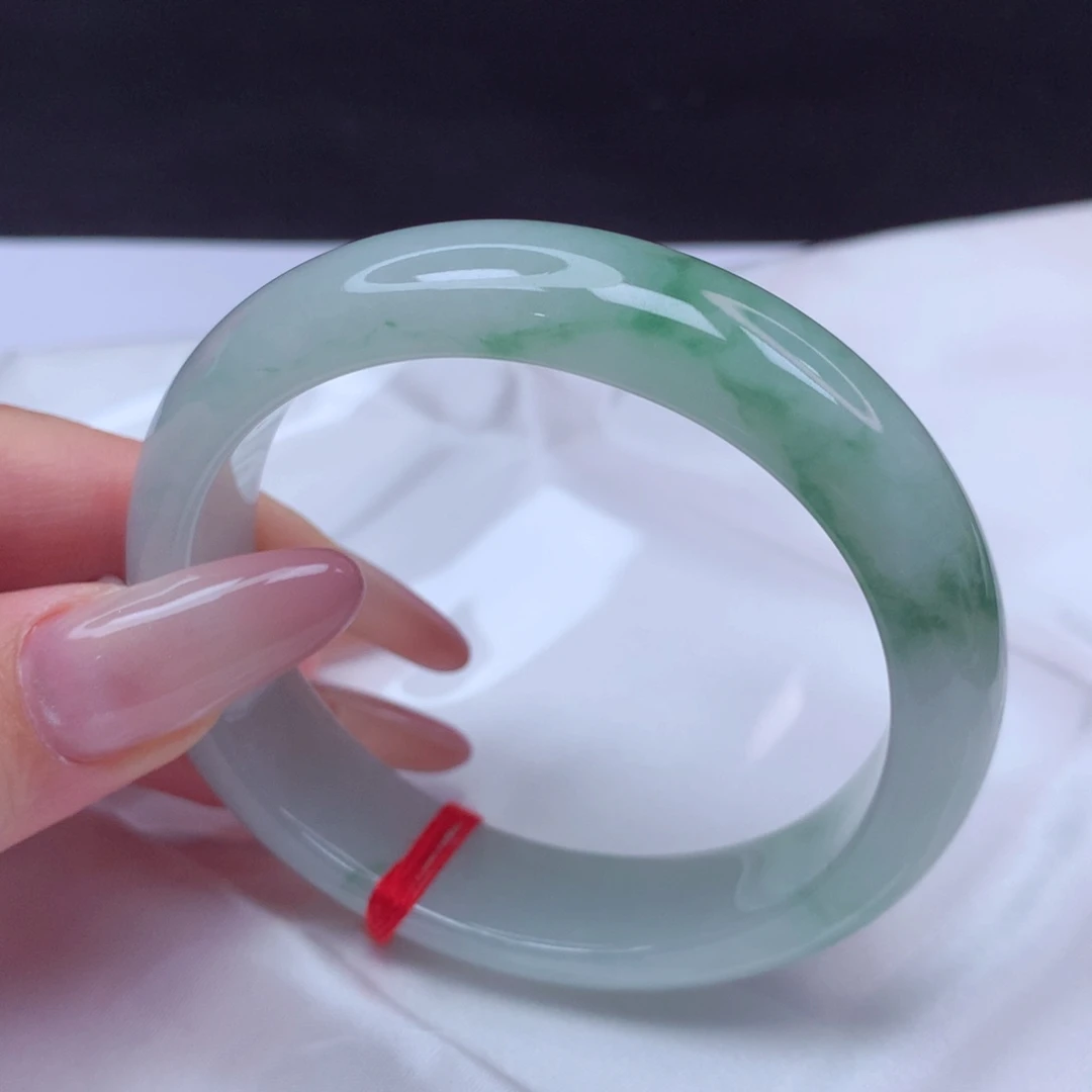 未镶嵌手镯翡翠手镯55贵妃轮胎