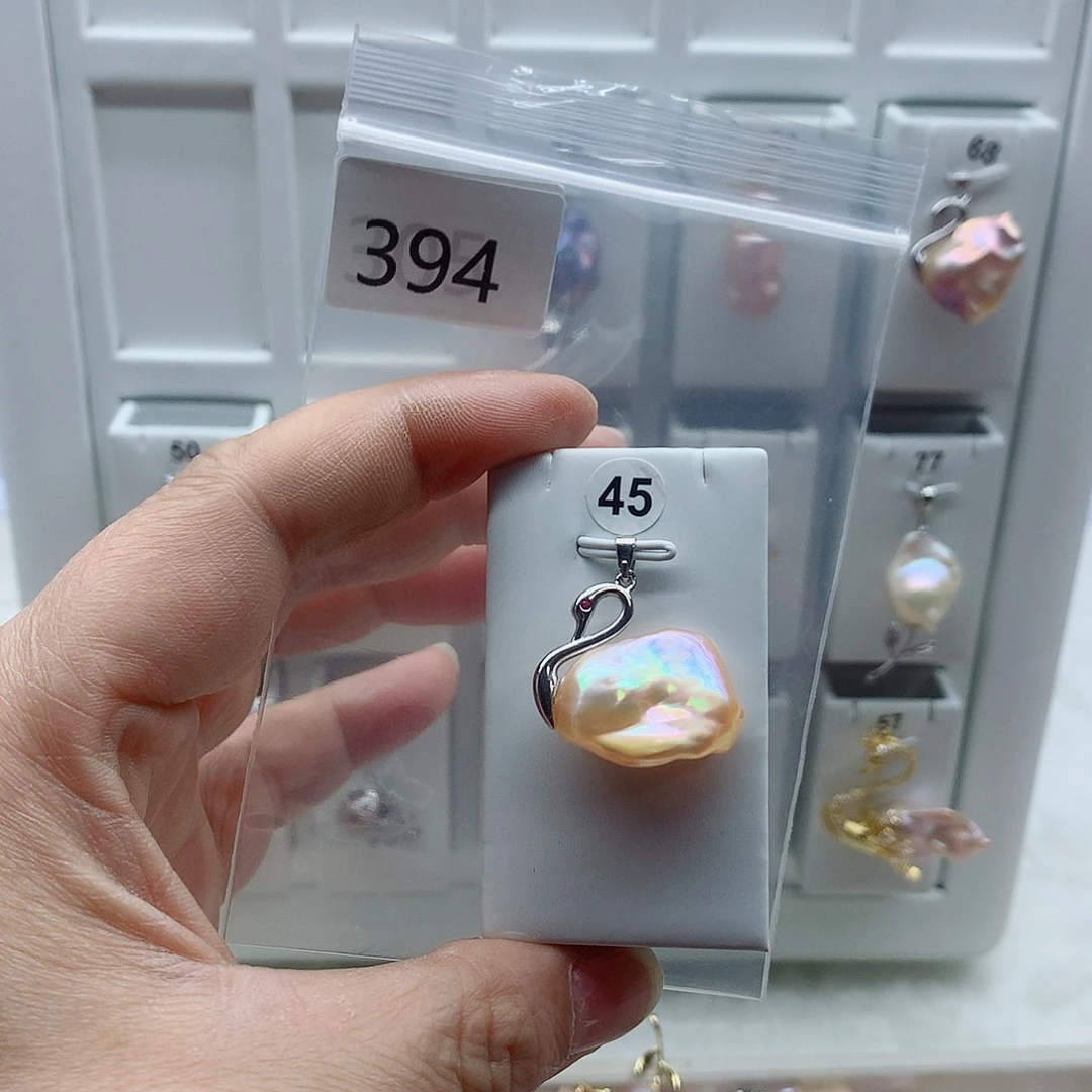 淡水珍珠吊坠(不含链)合金