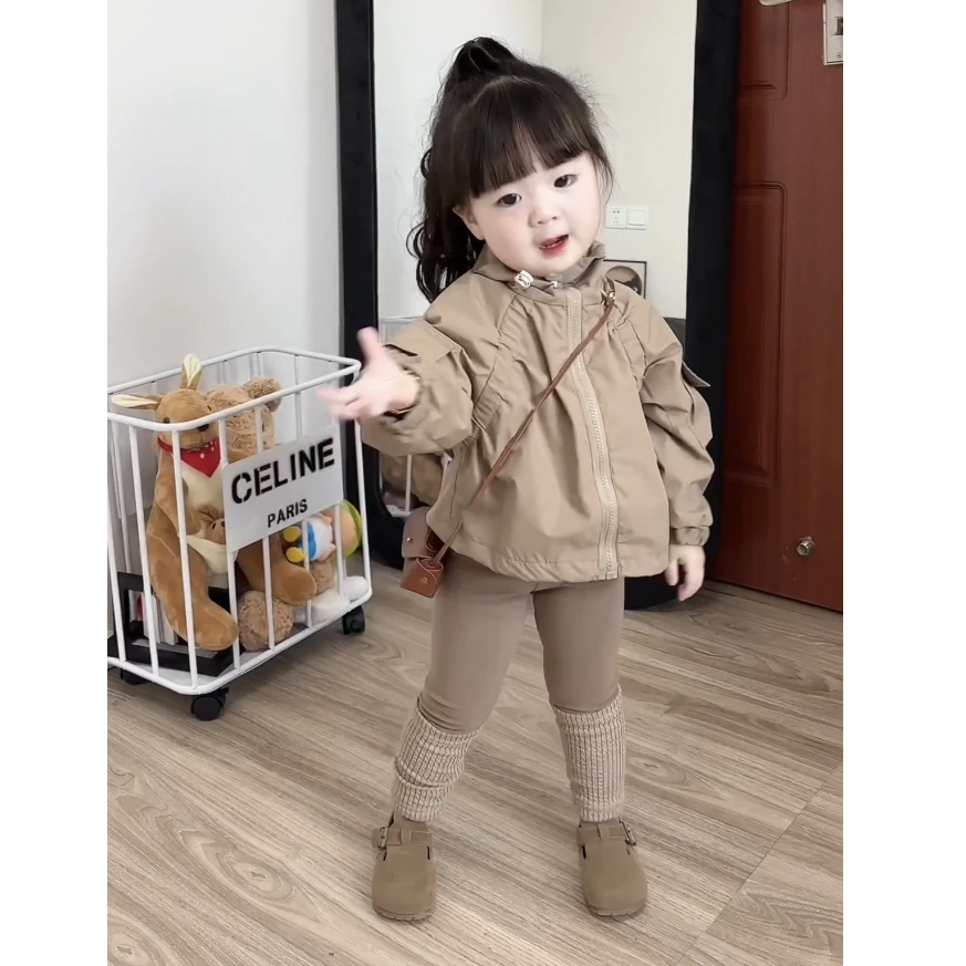 儿童秋季新款套装洋气女宝宝外套打底裤时尚百搭两件套