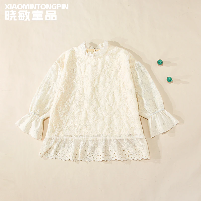 钩花双层衬衫3C4021