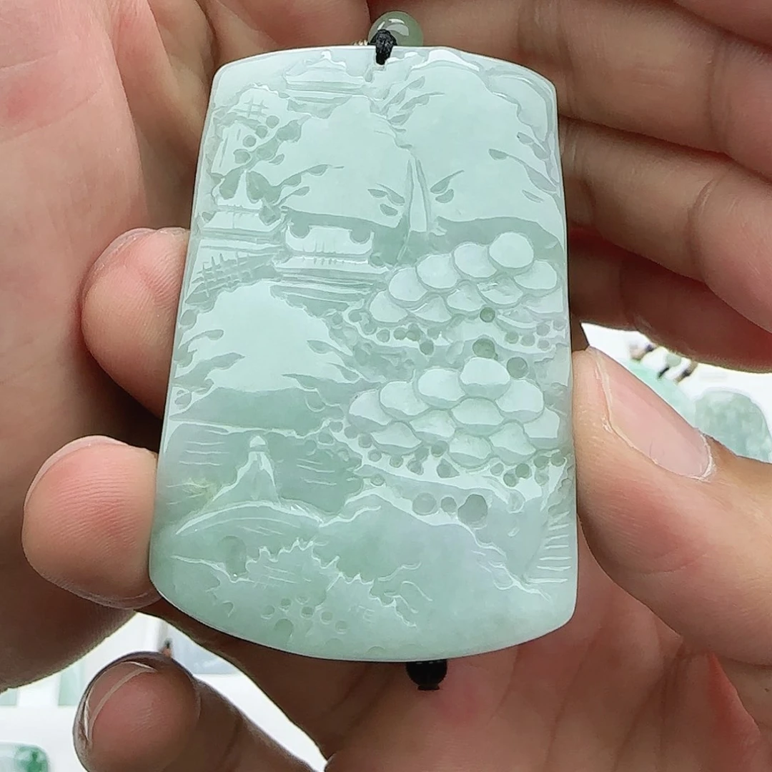 翡翠未镶嵌颈饰翡翠