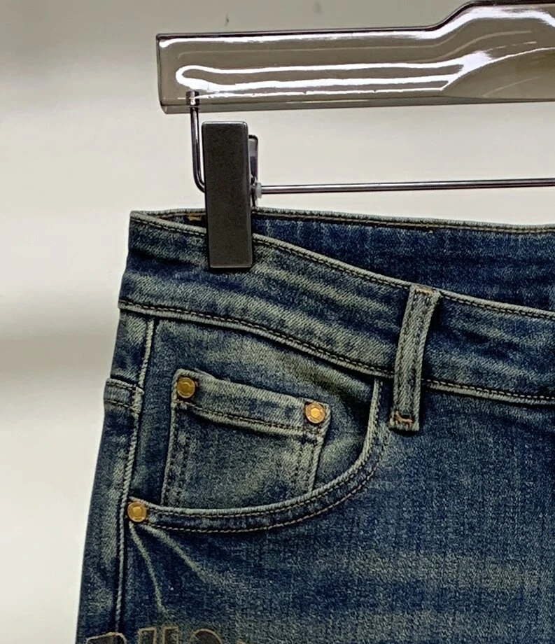 欧货男士牛仔裤春秋男休闲修身水洗百搭潮流微弹时尚牛仔裤 8503