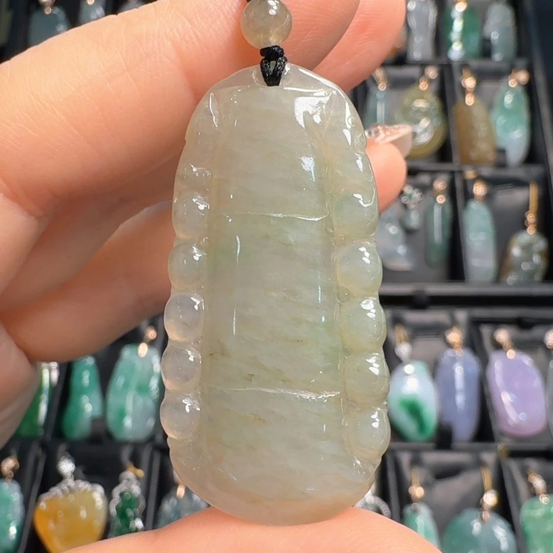 翡翠未镶嵌吊坠(不含链)竹节