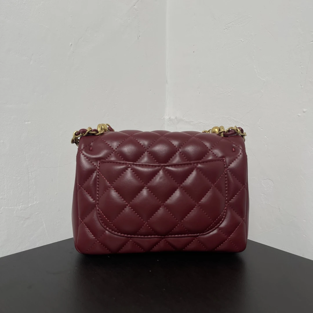 【酒红色】高定百搭女包33105B-1