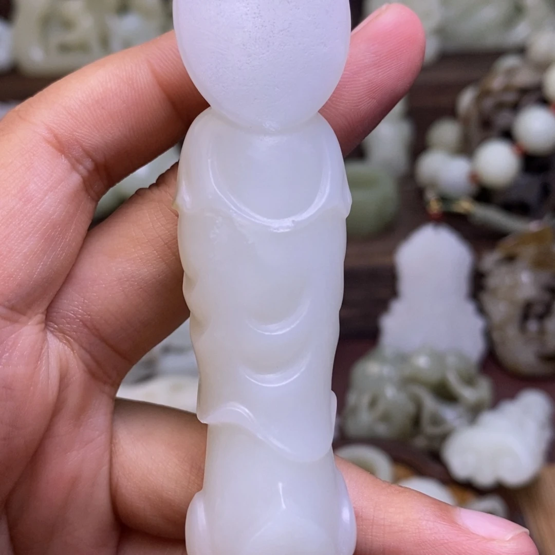 鲍***鲍和田玉未镶嵌挂件