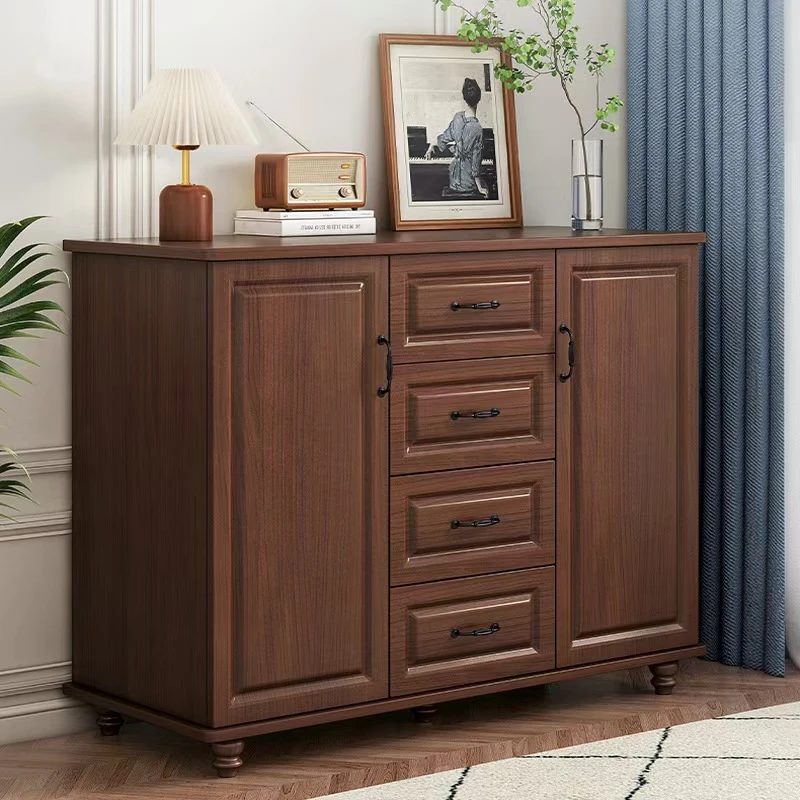 轻奢网红斗柜置物柜美式仿实木收纳柜客厅储物柜卧室简约五斗柜子