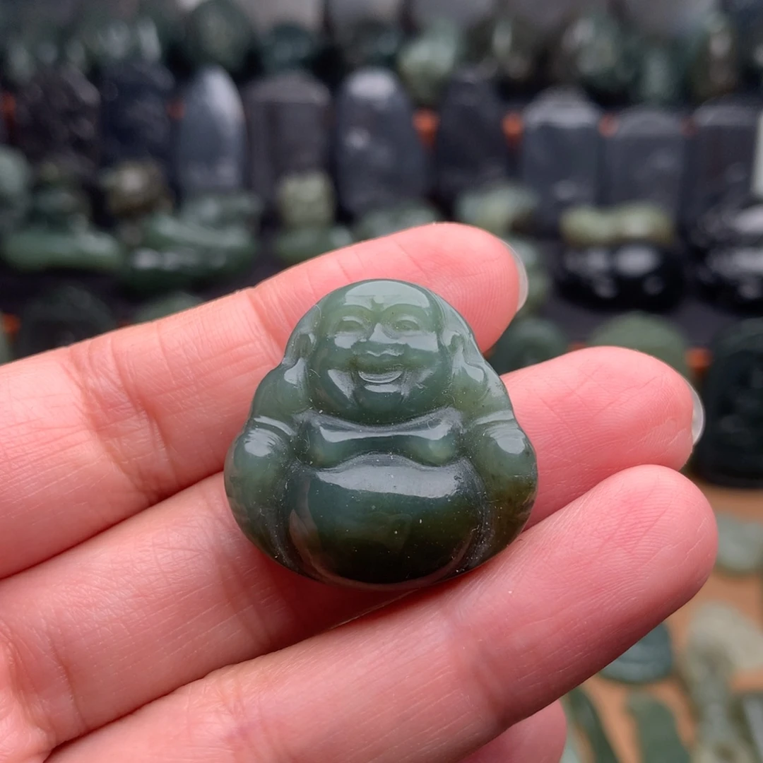 和田玉未镶嵌颈饰挂件41