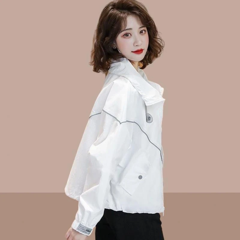 洋气时尚薄款透气防晒衣女款2025夏季新款宽松显瘦设计感百搭外套