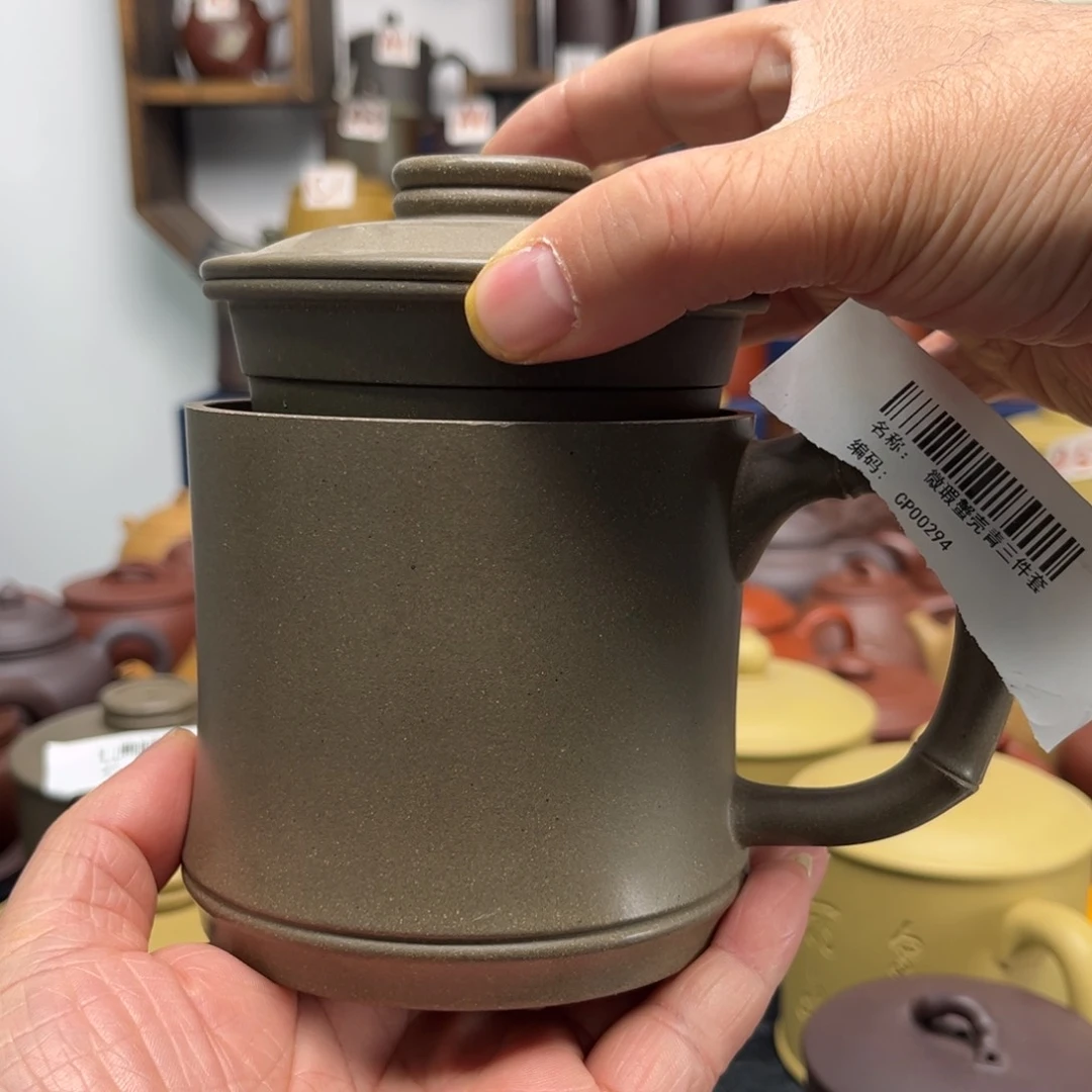 紫砂茶杯微瑕紫砂茶壶@@CP00294