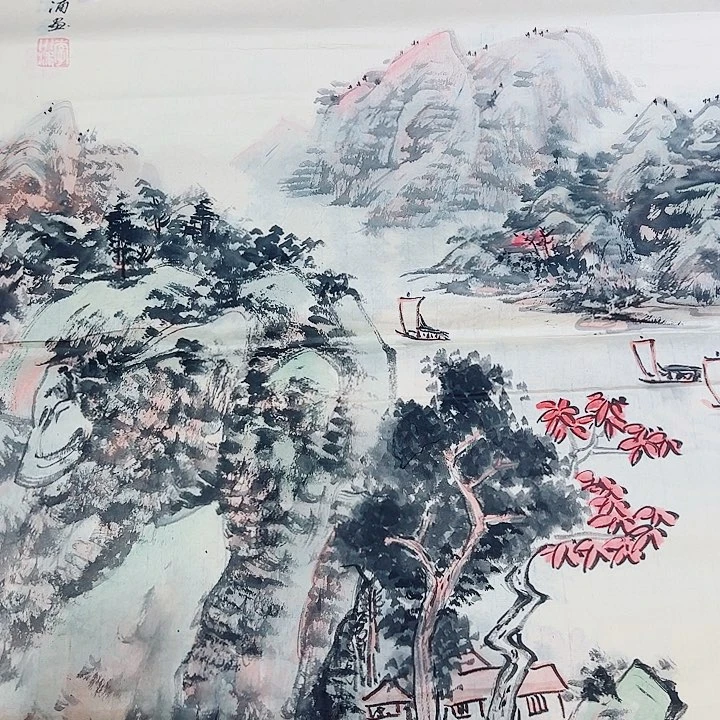 手绘作品全场放漏现场