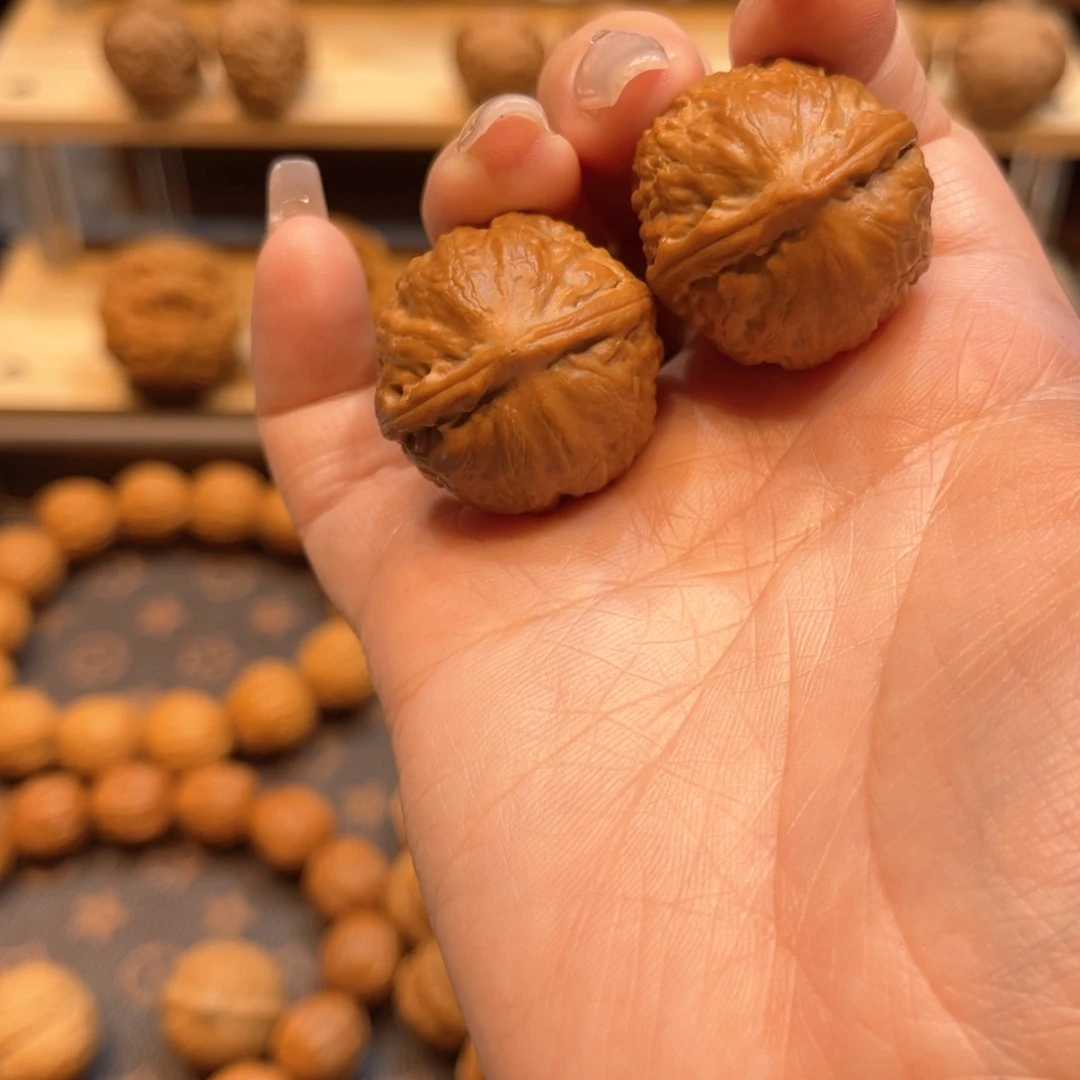 文玩核桃把件小肉墩儿手捻