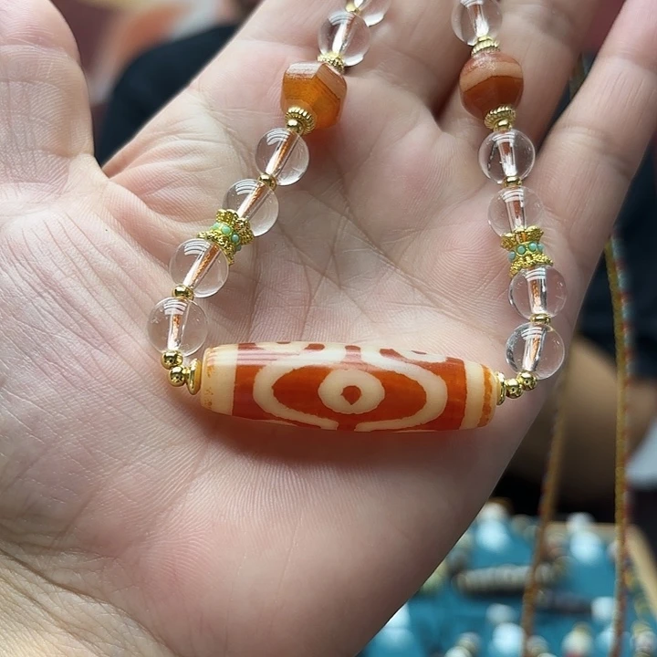 玛瑙/玉髓颈饰合金