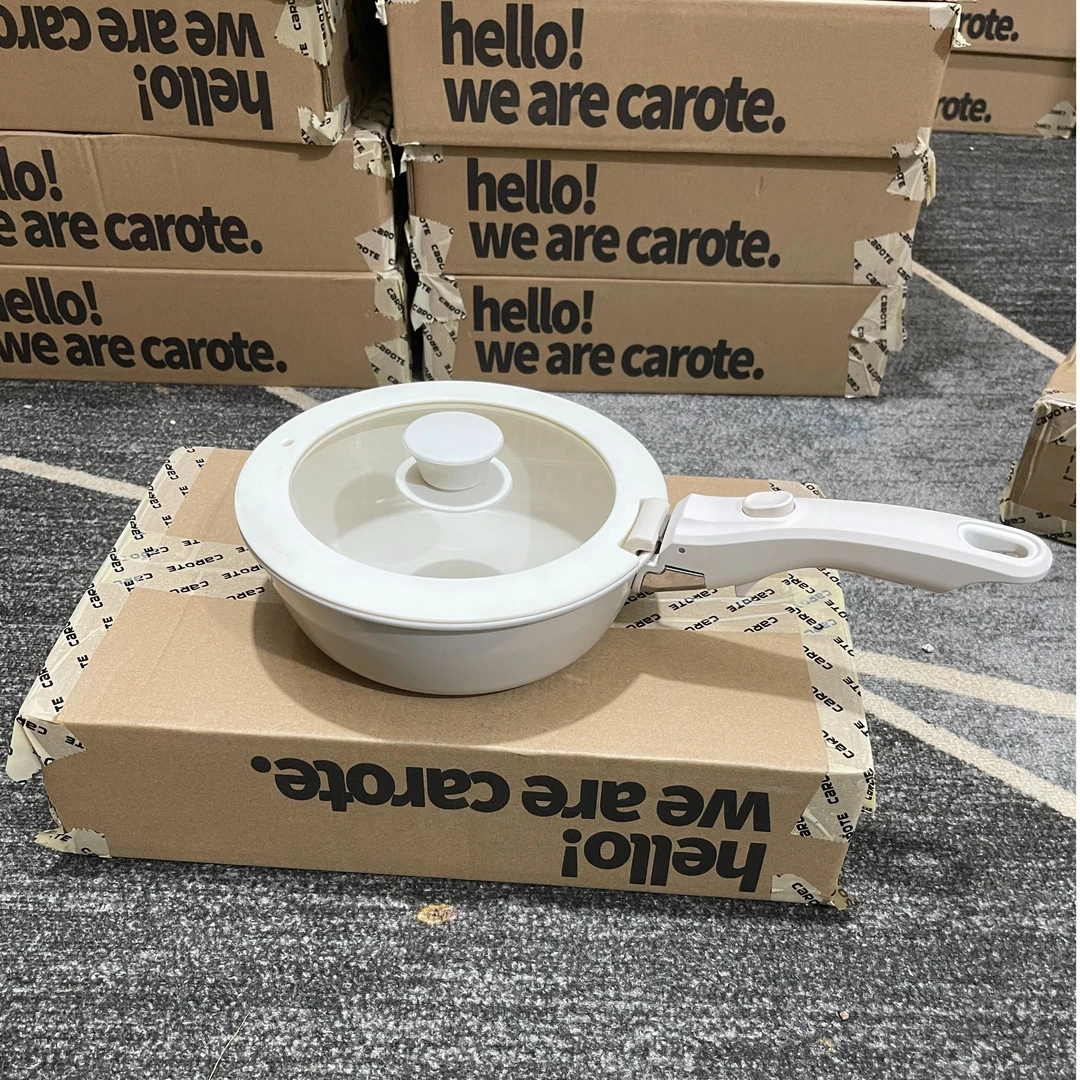 微瑕20CM韩国佑福某加深2人炒锅电磁炉不挑灶具