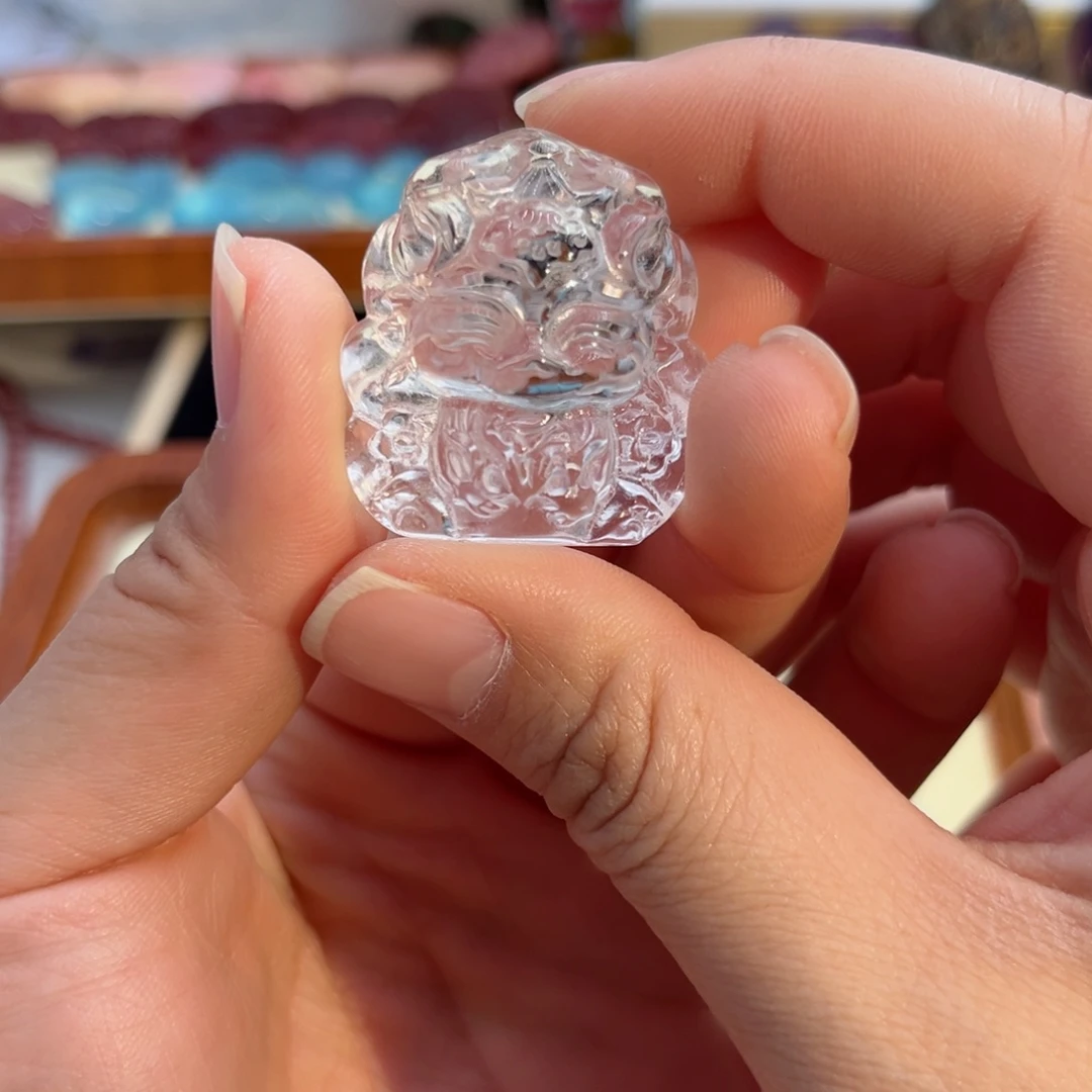 水晶颈饰未镶嵌柏*白水立体九尾97