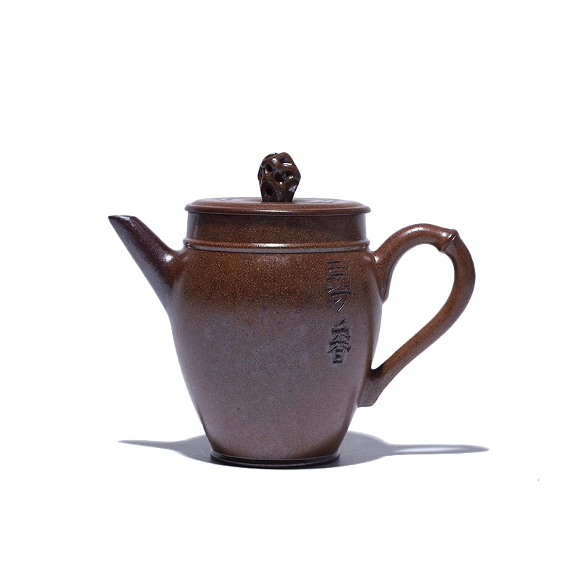 大吉羊柴烧 宜兴紫砂壶 本山绿泥寻香（裸烧）110ml徐雅