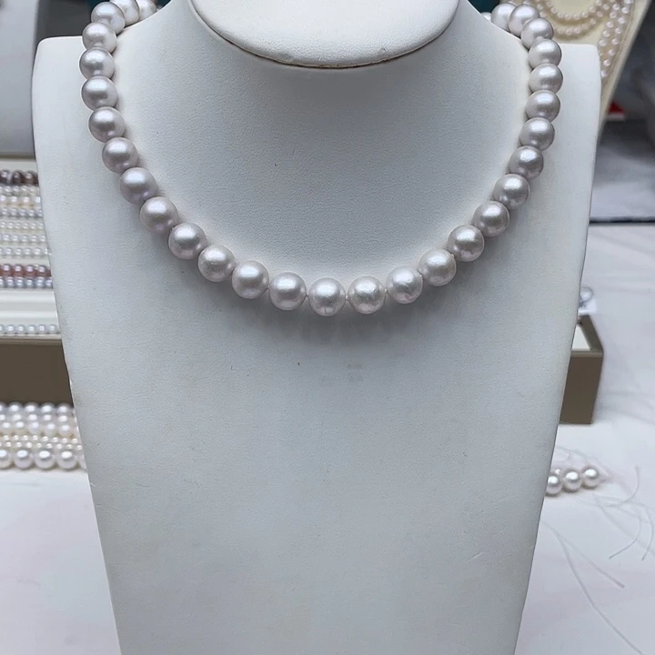 淡水珍珠颈饰未镶嵌10➕银灰