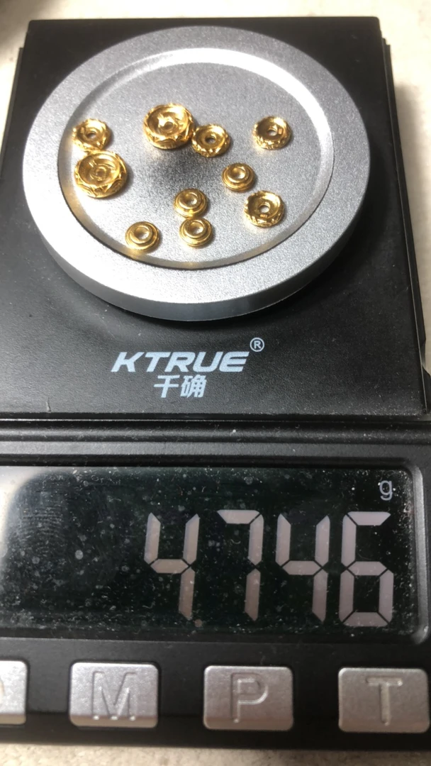 足金999万向轴黄金文玩配饰