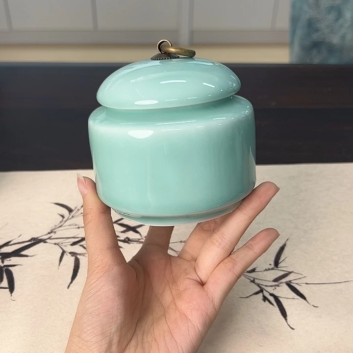 龙泉云间青瓷小米茶器