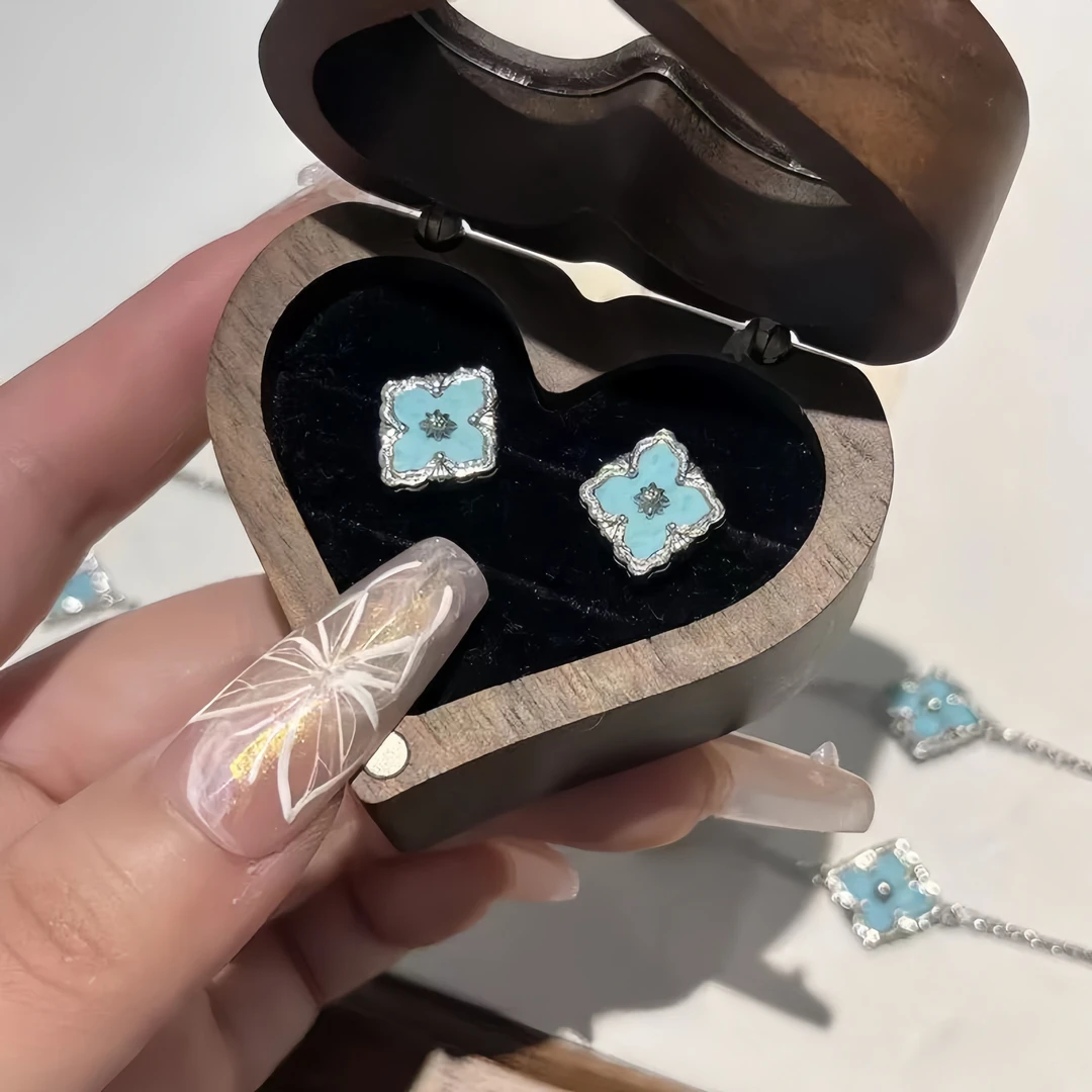 松松布布耳钉气质耳饰轻奢小众 8047